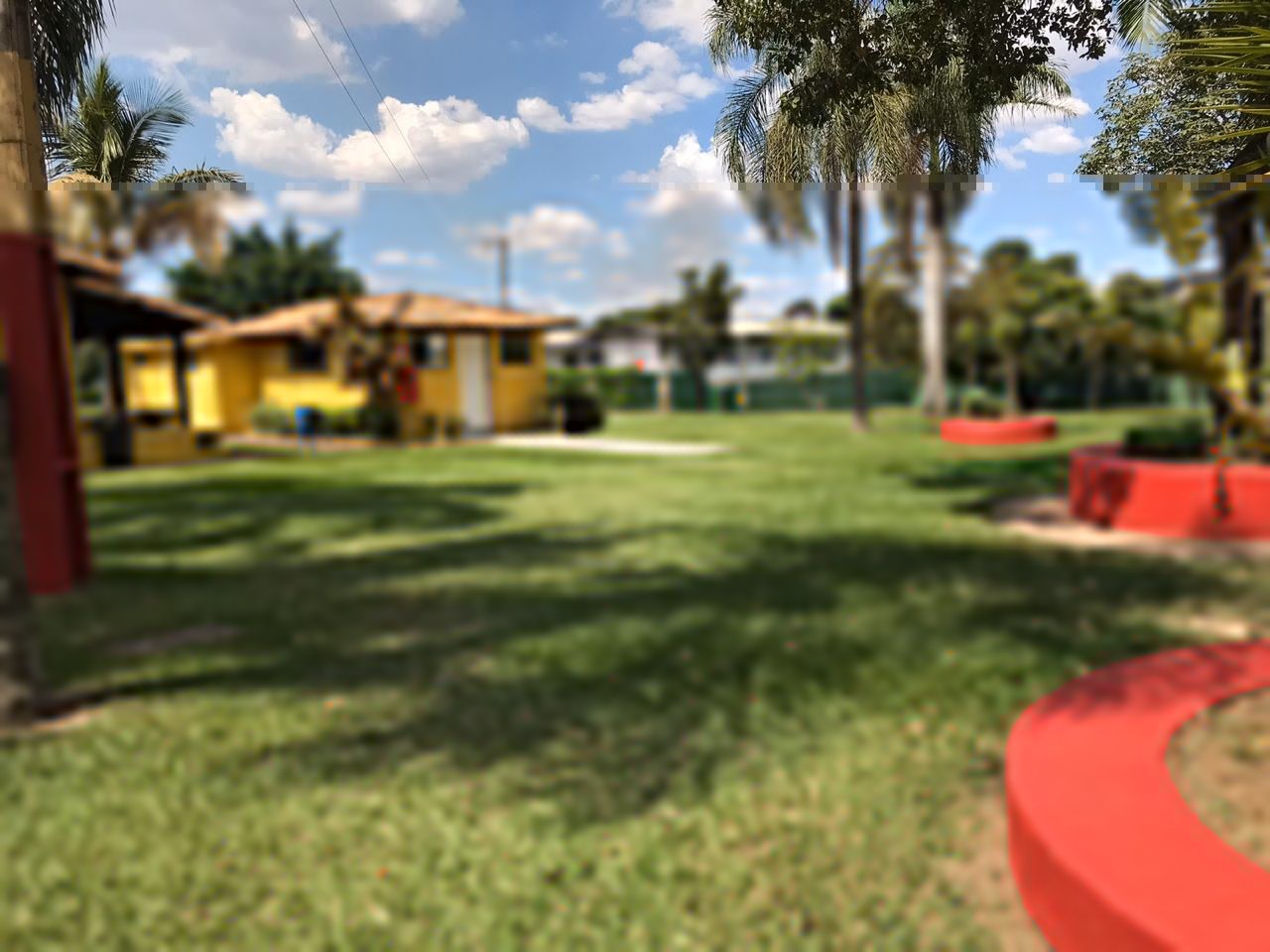Área verde e playgrounds